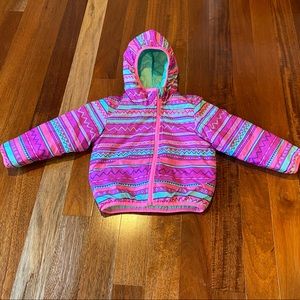 The North Face Baby Girl Reversible Jacket, Size 18-24 months